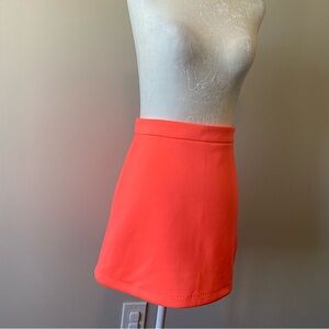 Coral Mini Skirt - Never Worn
